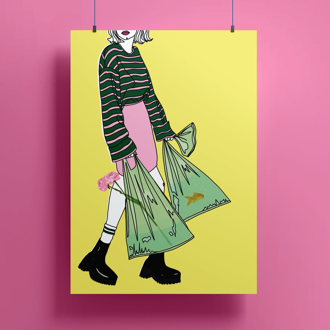 VAGPWR Art Print - Treasures in trashbags