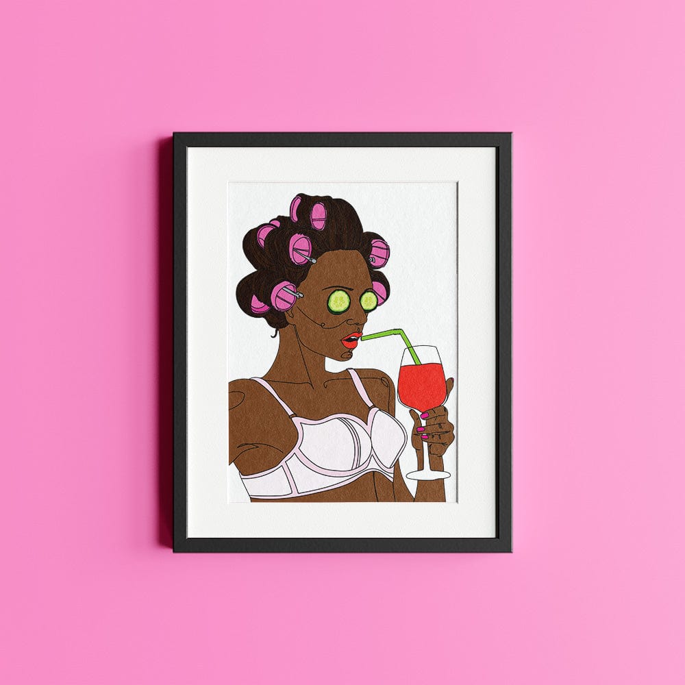 VAGPWR Post Cards Mini print - Not a morning person
