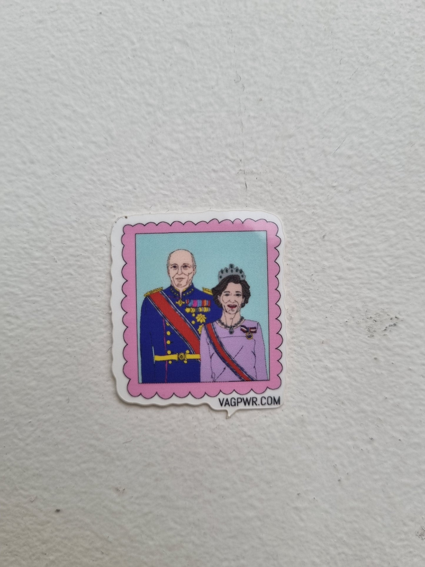 VAGPWR Stickers Sticker - Hard life Rainbow