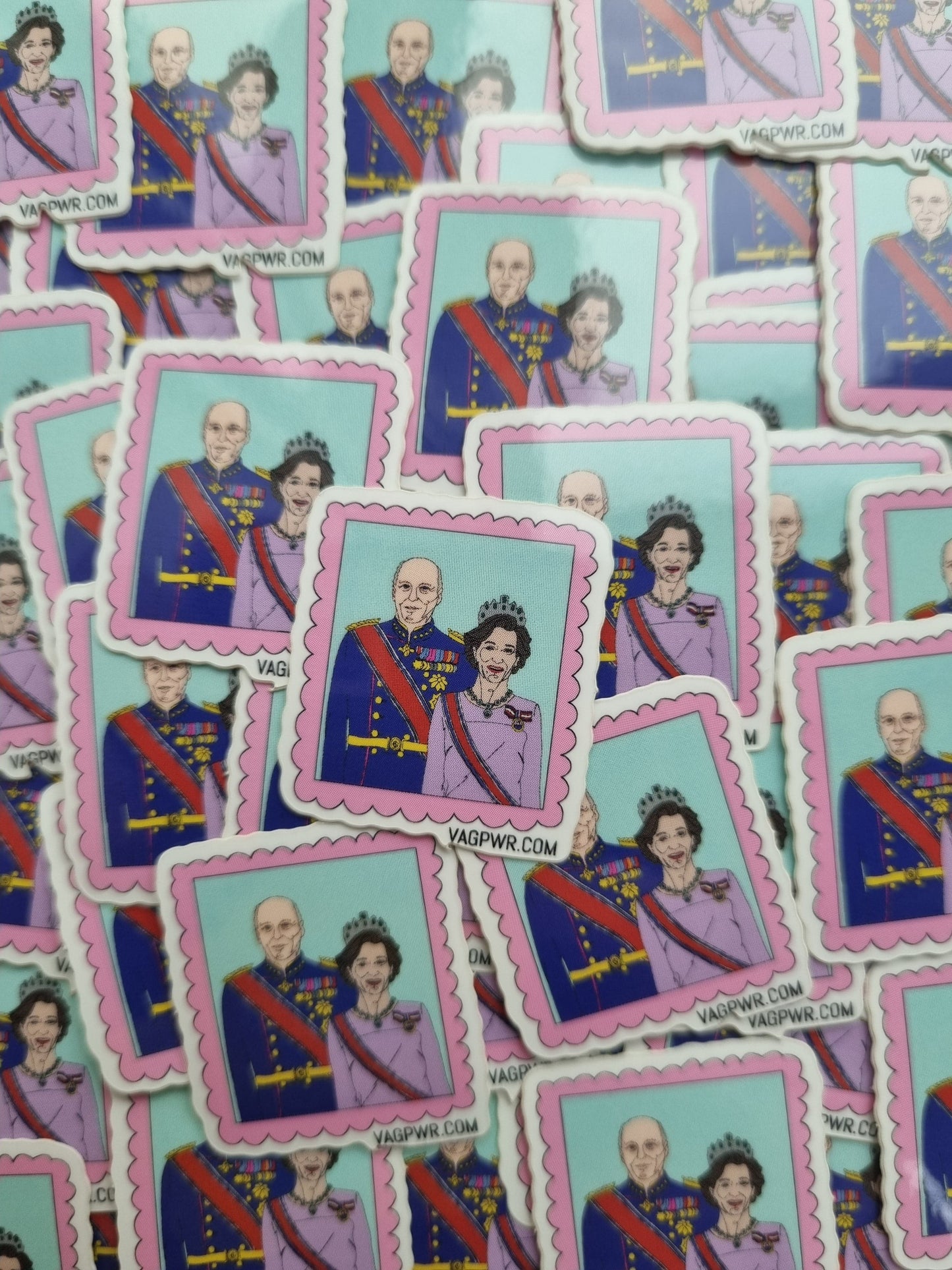 VAGPWR Stickers Sticker - Hard life Rainbow