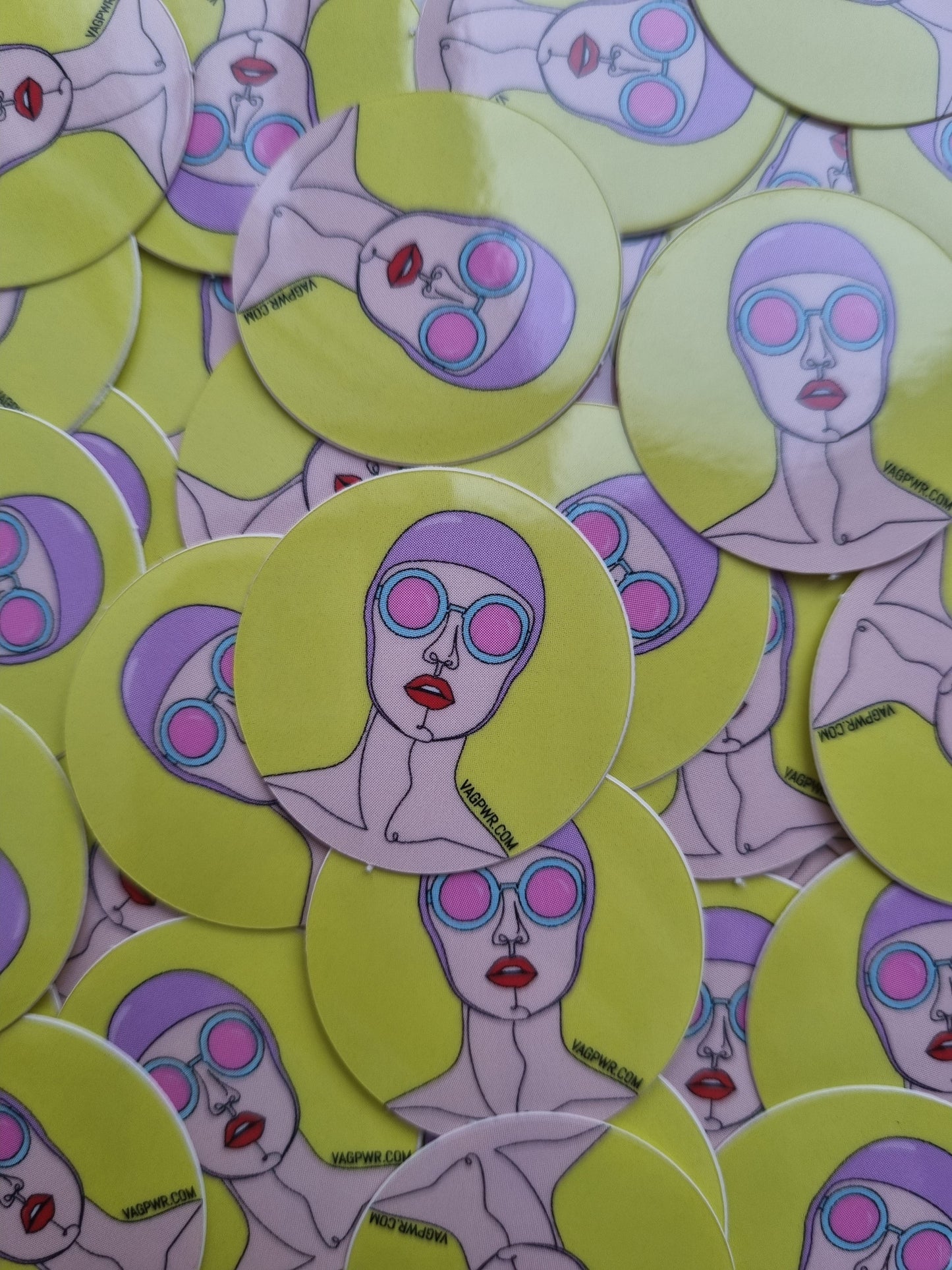 VAGPWR Stickers Sticker - Swim lady