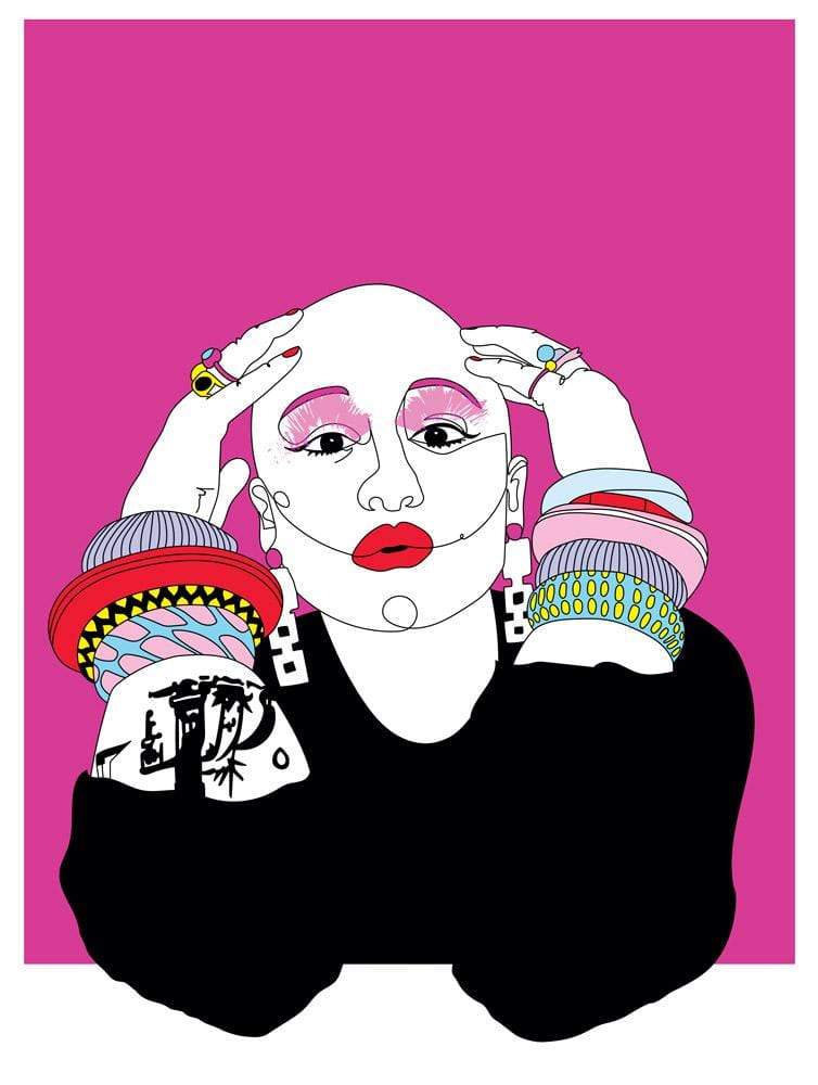VAGPWR Art Print Print - Alopecia