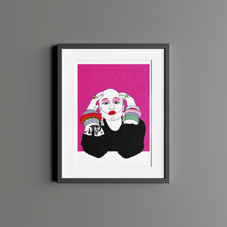 VAGPWR Art Print Print - Alopecia