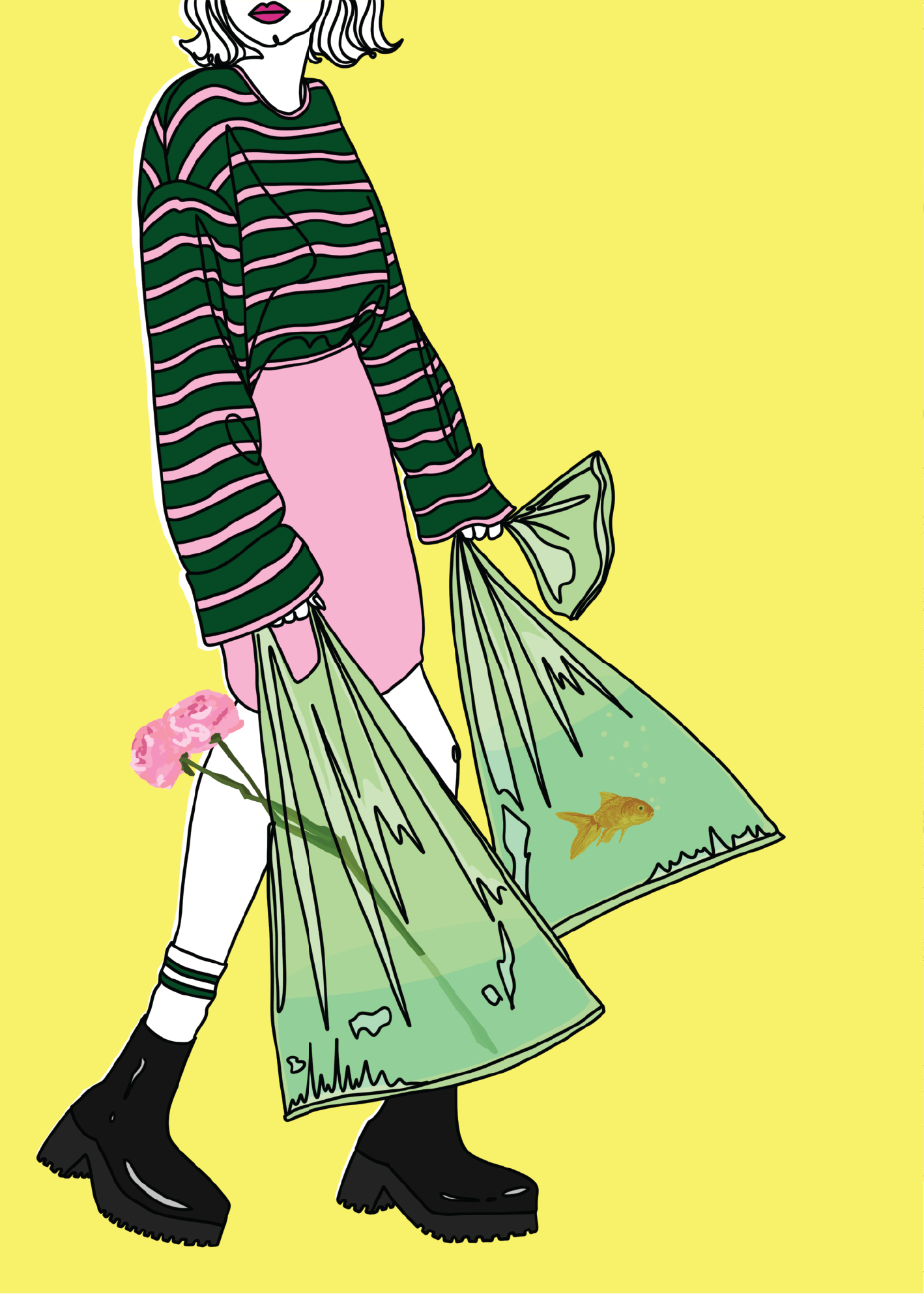 VAGPWR Art Print - Treasures in trashbags