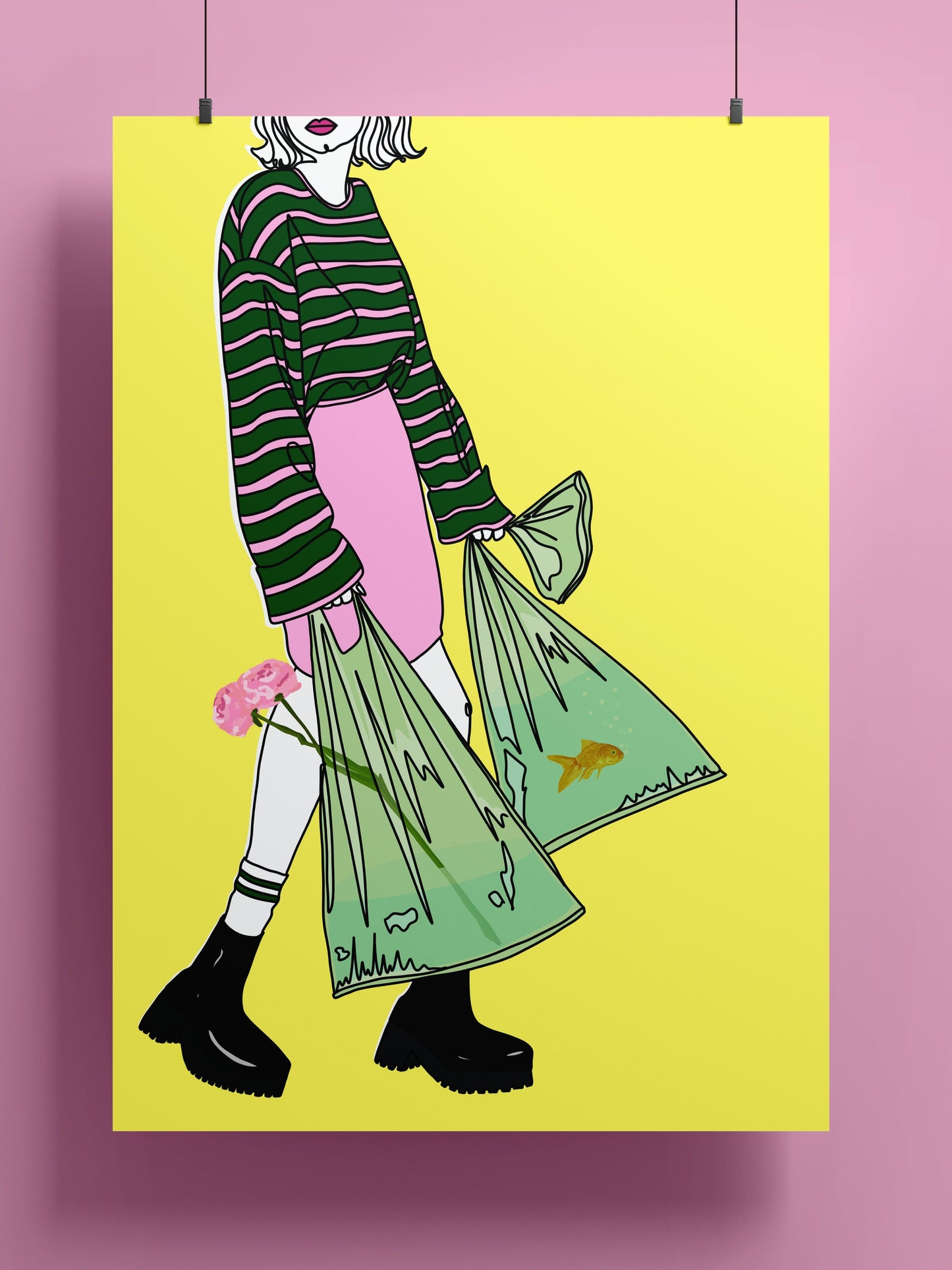 VAGPWR Art Print - Treasures in trashbags