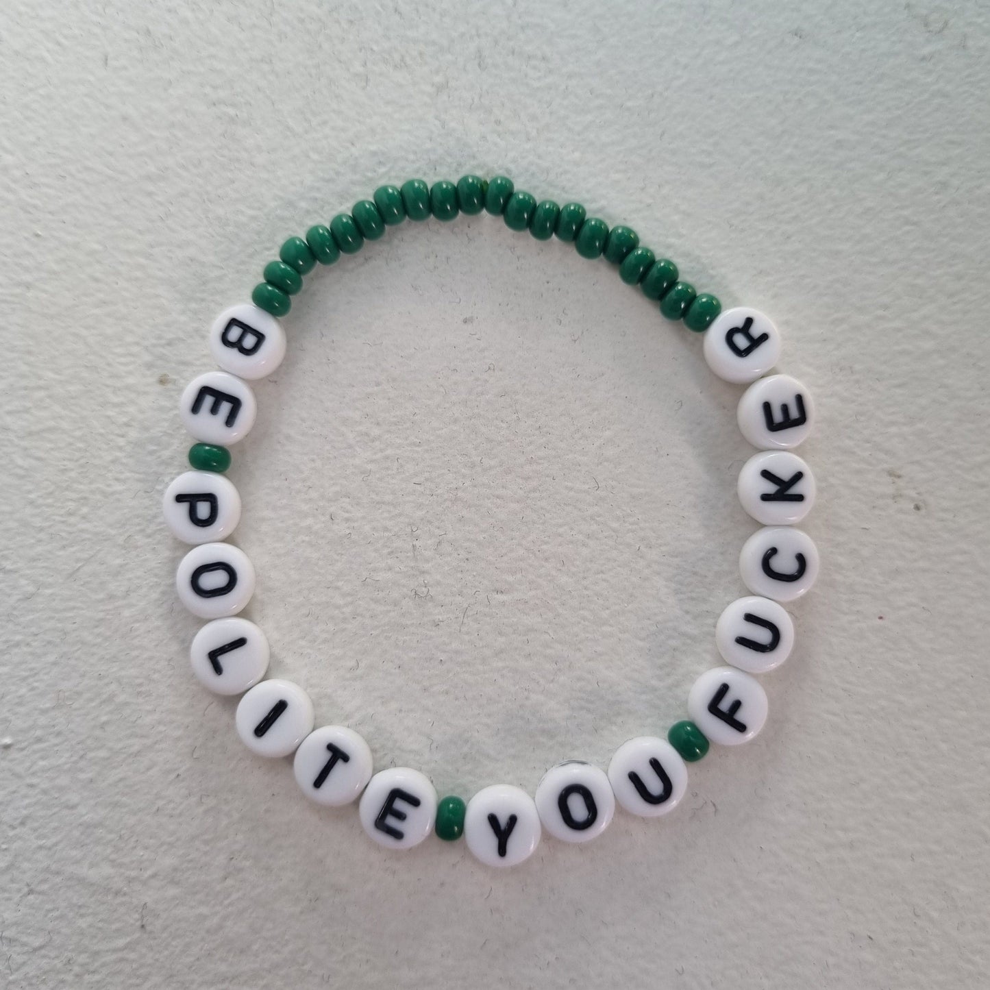 VAGPWR Bracelet Dark green Bracelet - Be Polite
