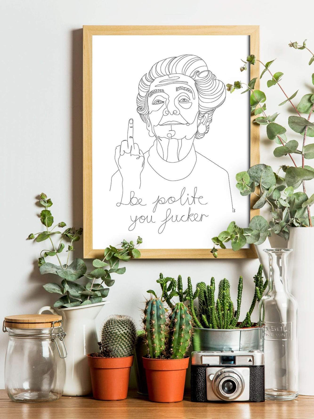 VAGPWR Illustration 30x40cm Poster - BePolite