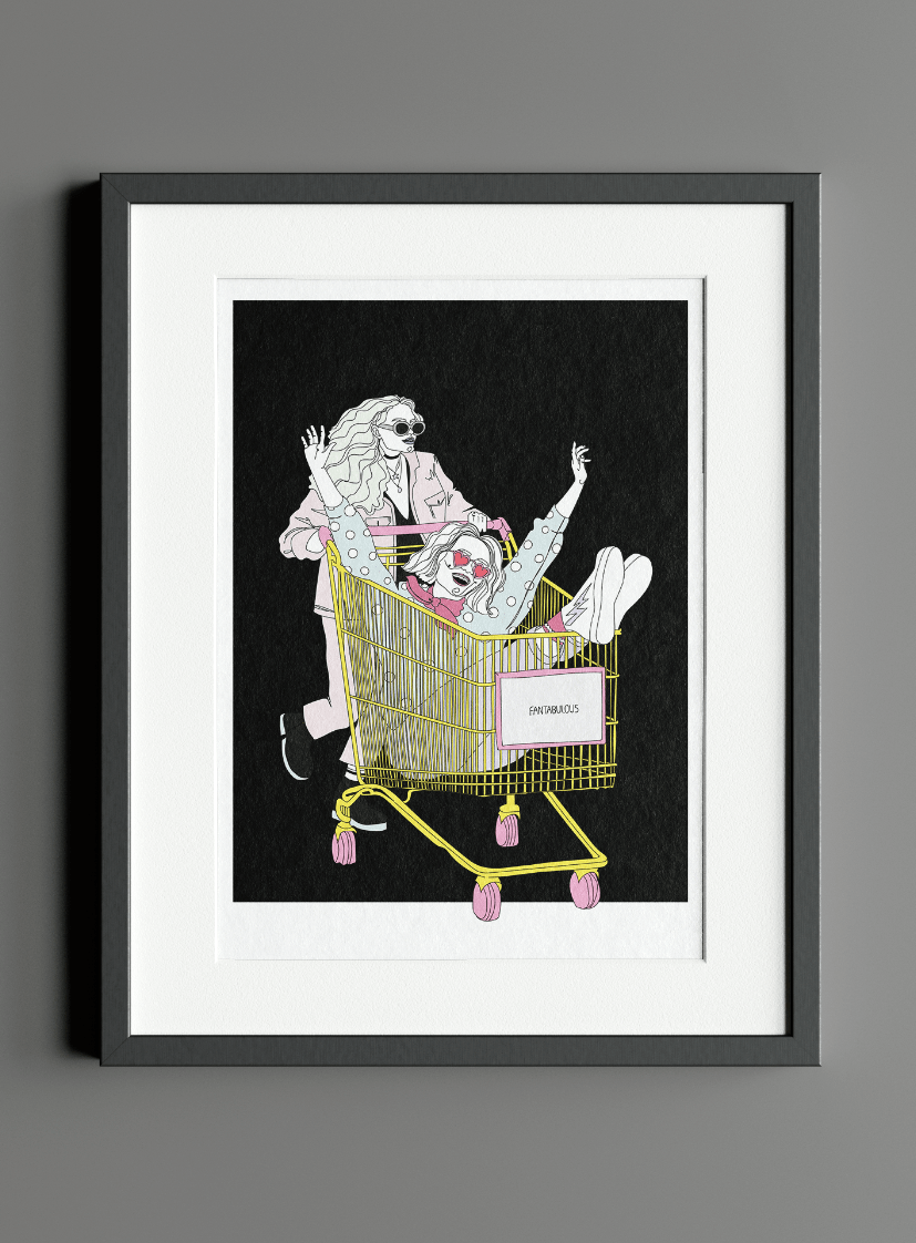 VAGPWR Illustration 30x40cm Print - Fantabulous