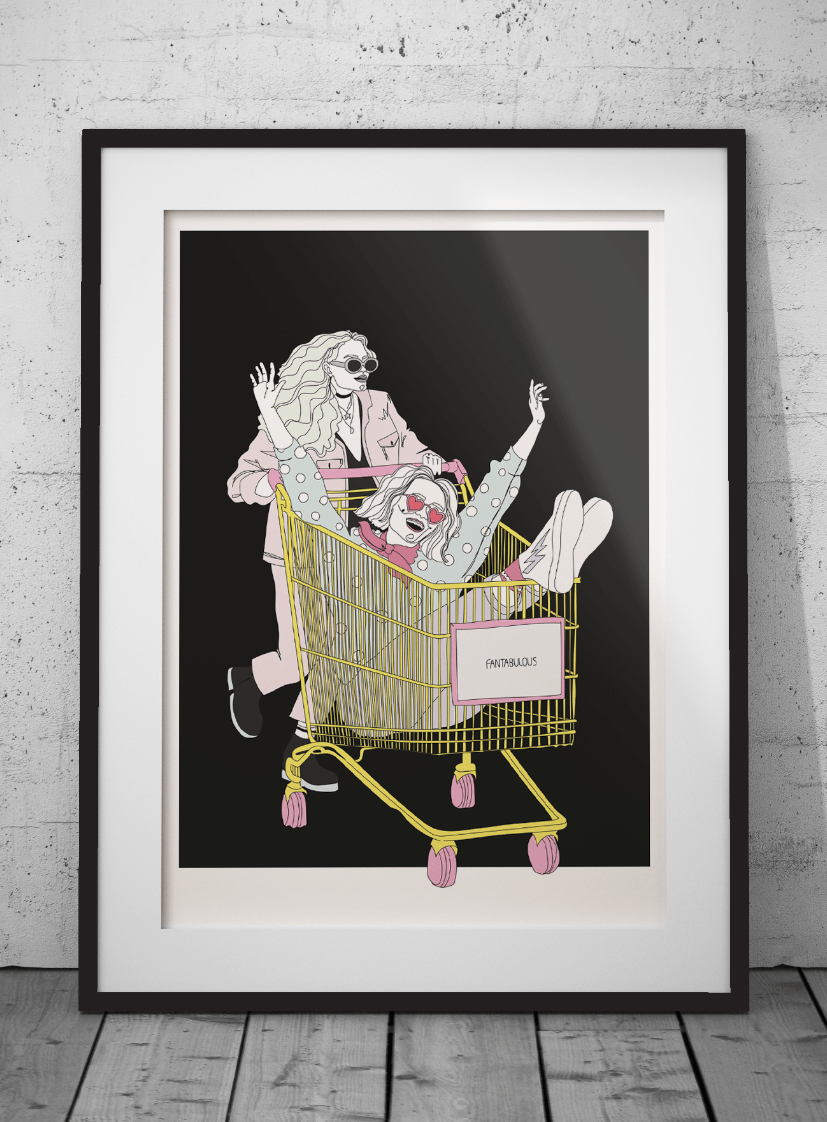 VAGPWR Illustration 30x40cm Print - Fantabulous