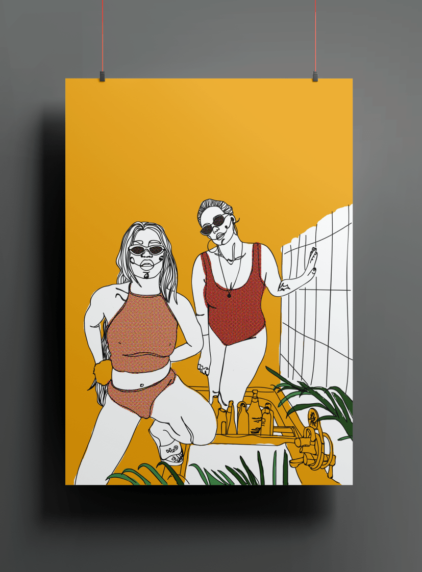 VAGPWR Illustration Poster - Attitude