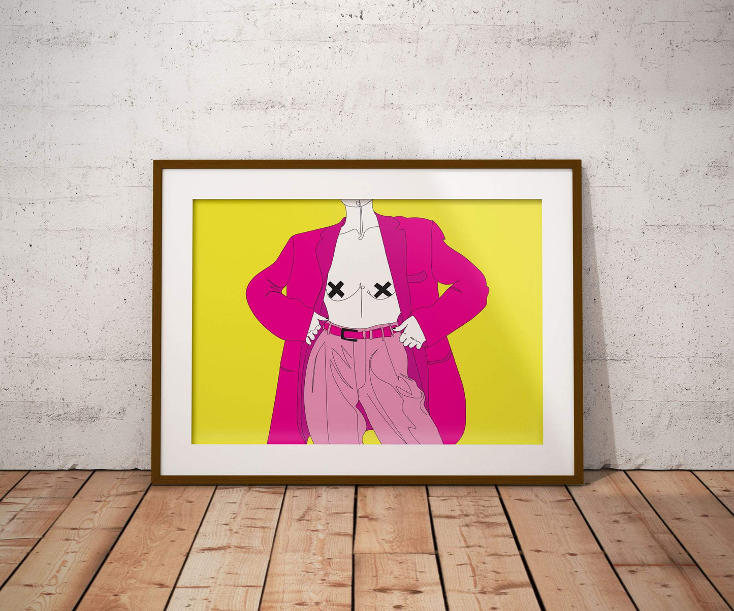 VAGPWR Illustration Poster - Suit