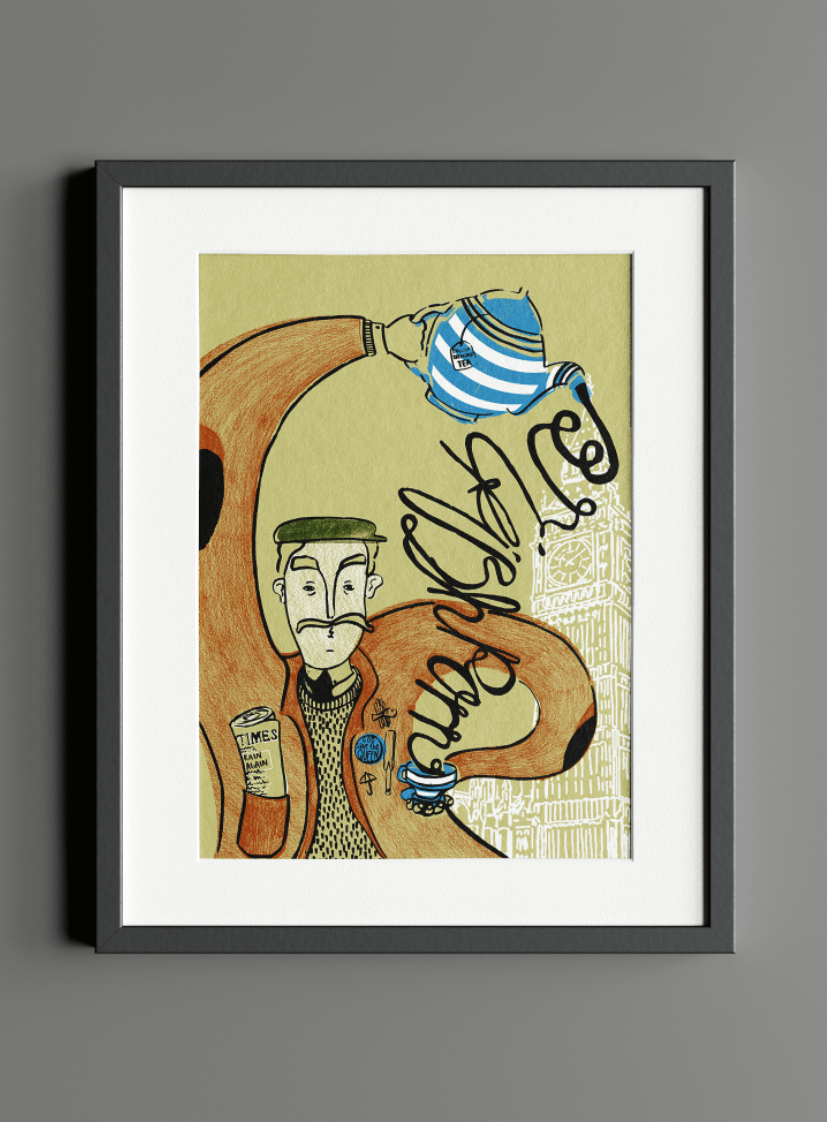 VAGPWR Illustration Print - British