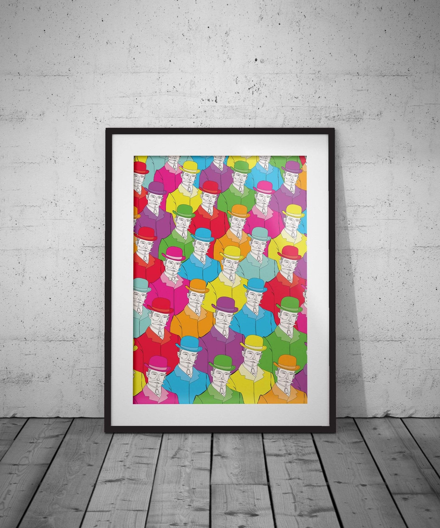 VAGPWR Illustration Print - Colourful Men
