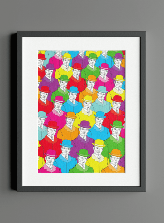 VAGPWR Illustration Print - Colourful Men