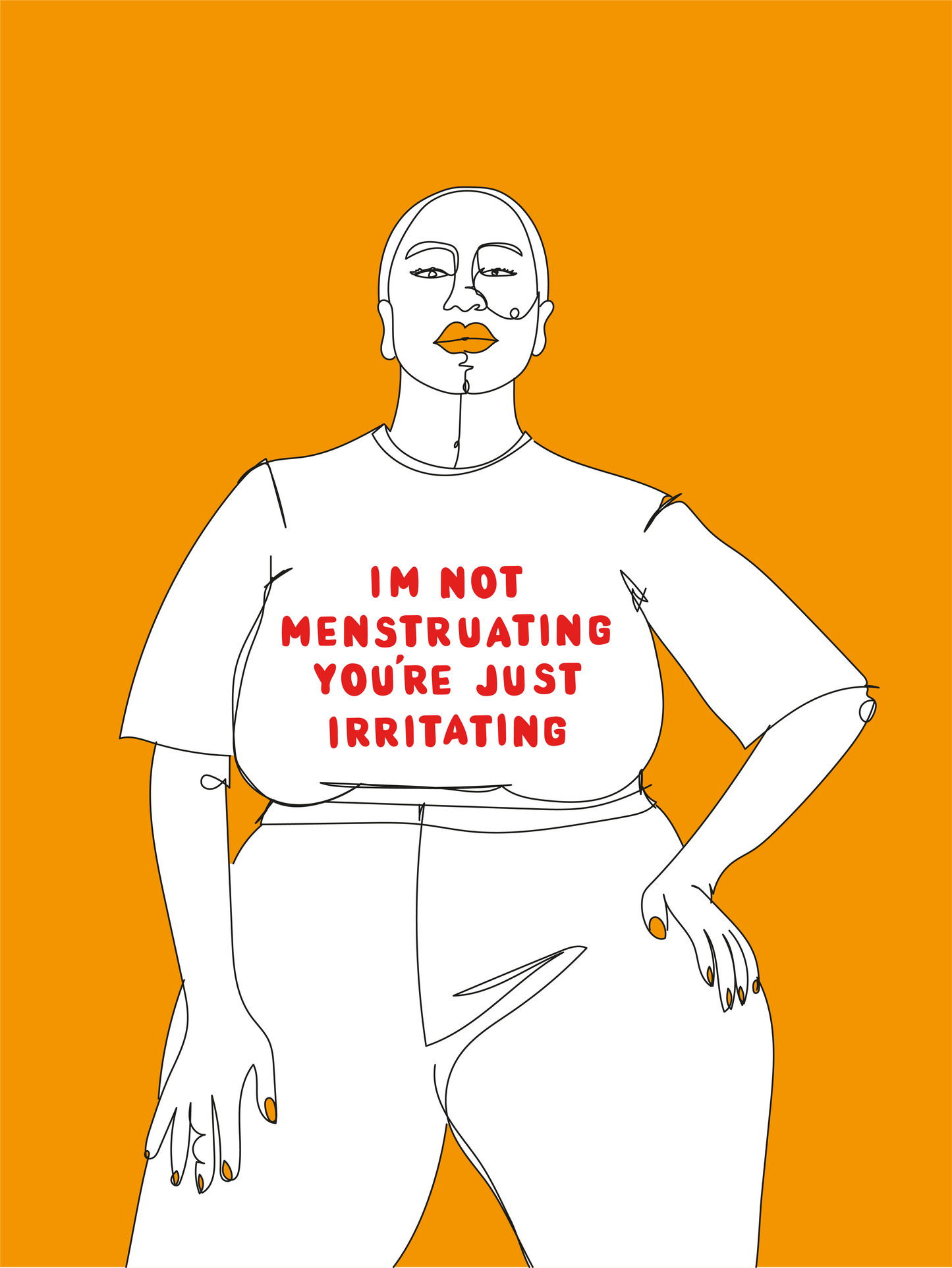 VAGPWR Illustration Print - You are irritating