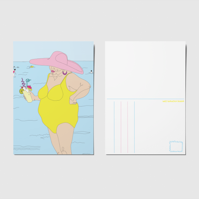 VAGPWR Post Cards Postcard - Summer time