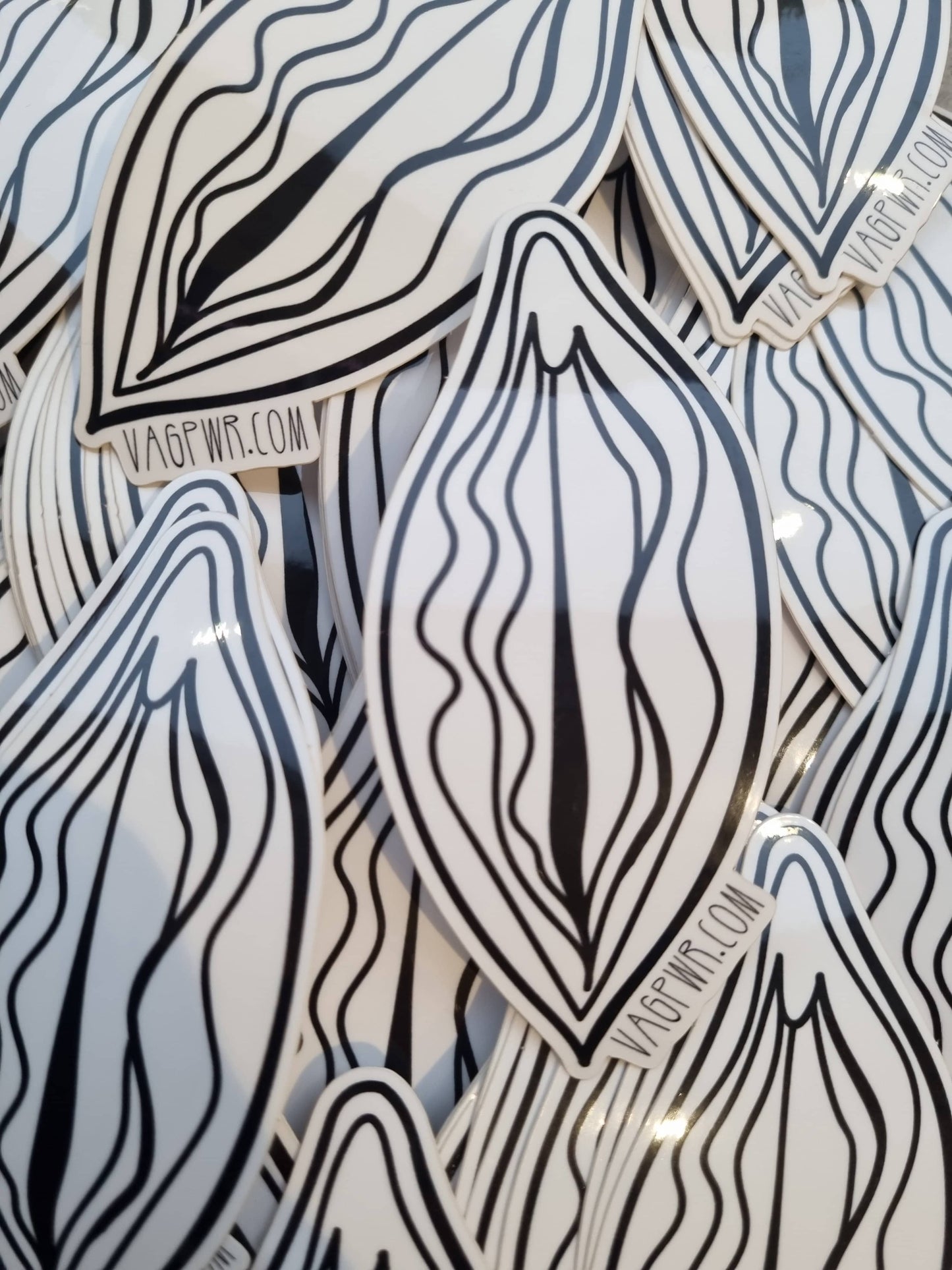 VAGPWR Stickers Sticker-Big Vulva