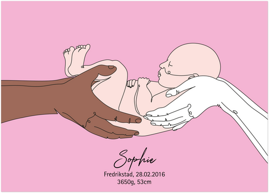 Birth poster - We have you