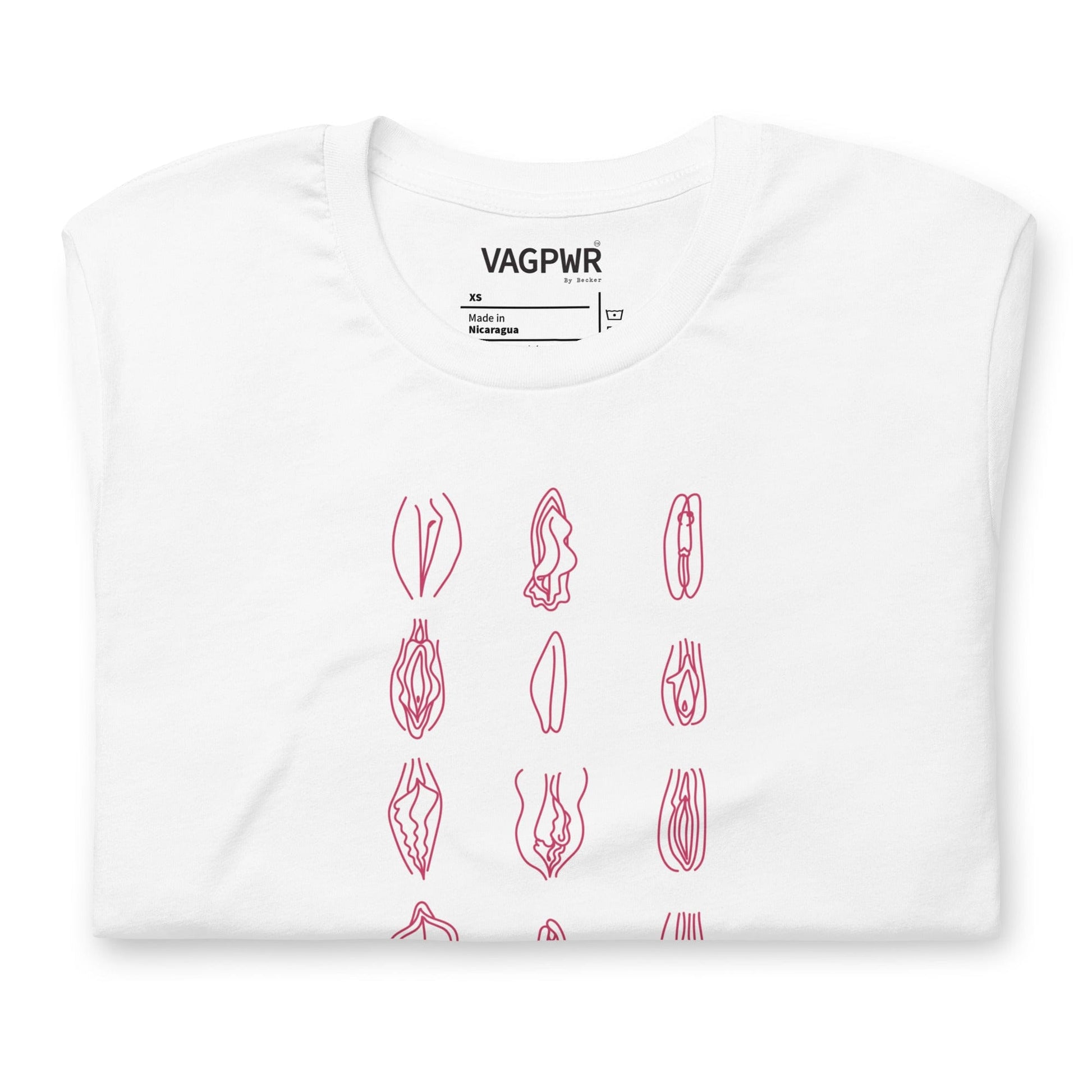 VAGPWR 12 vulvas - Unisex t-shirt