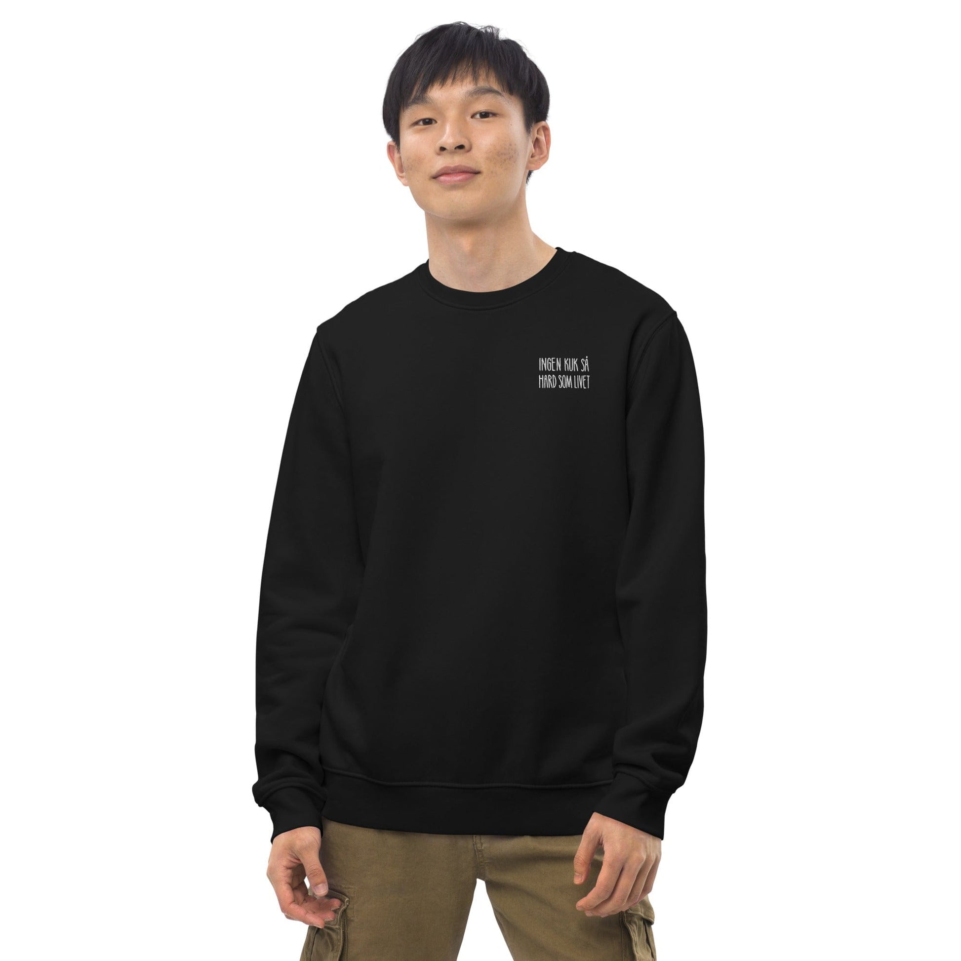 VAGPWR Black / S Hard life - Unisex eco sweatshirt