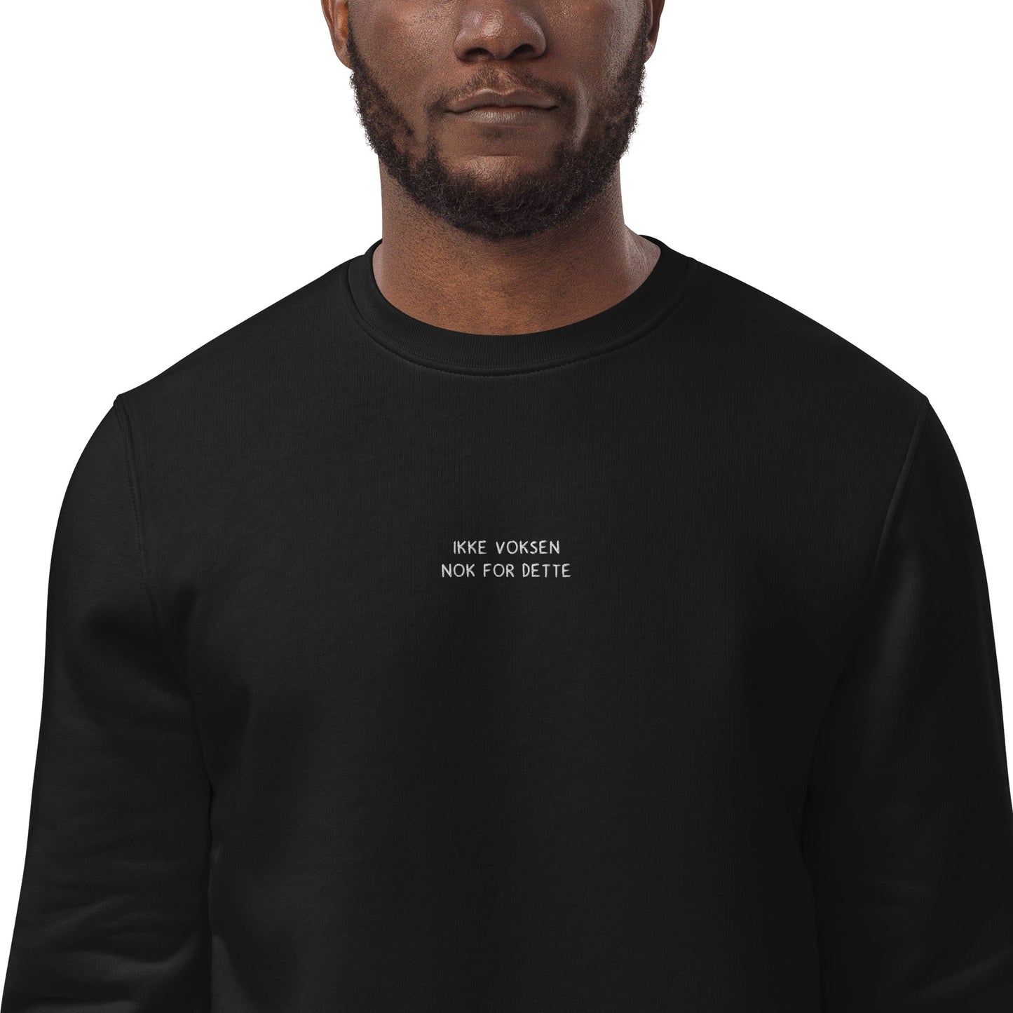 VAGPWR Black / S Ike voksen - Unisex eco sweatshirt