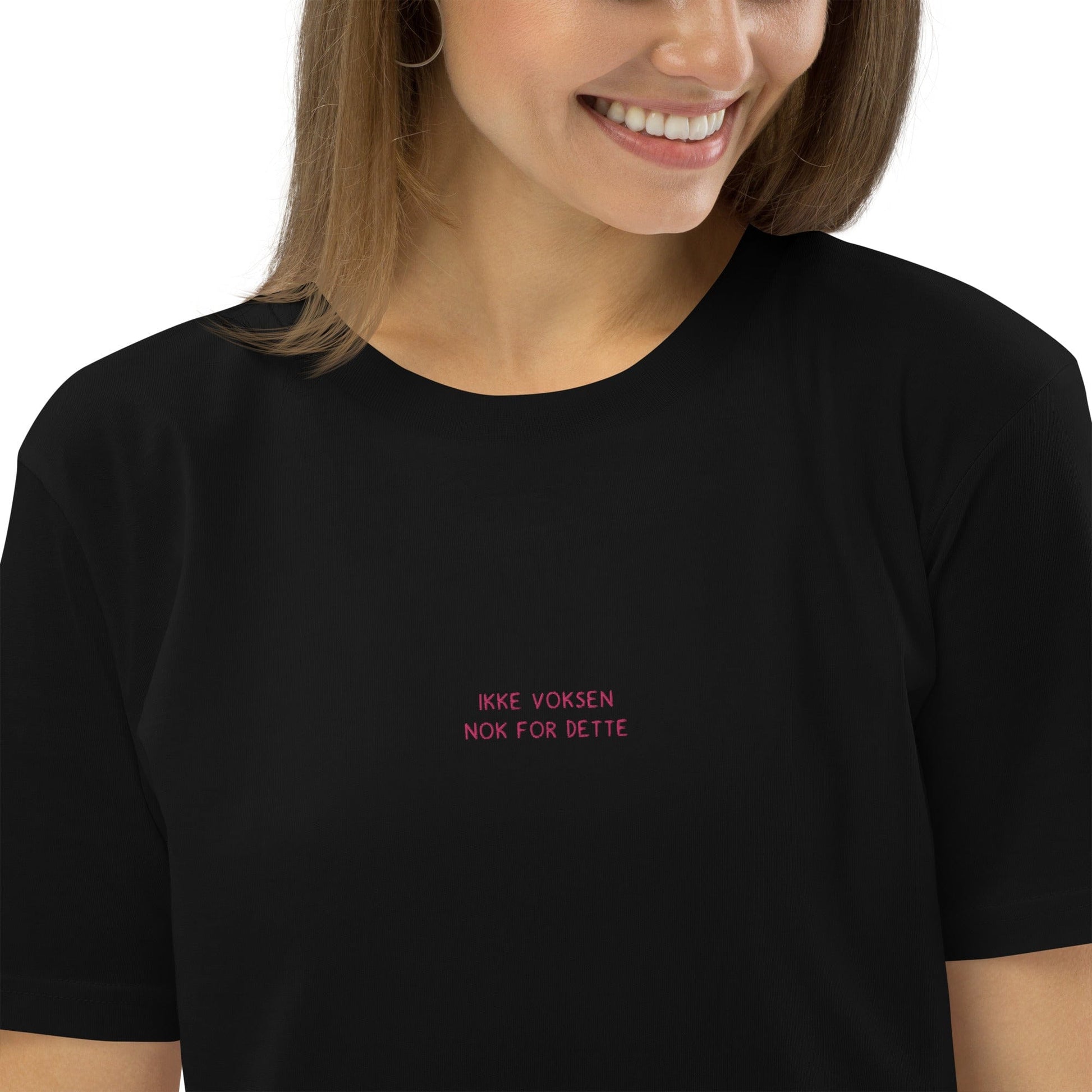 VAGPWR Black / S Ikke voksen - pink- Unisex eco t-shirt