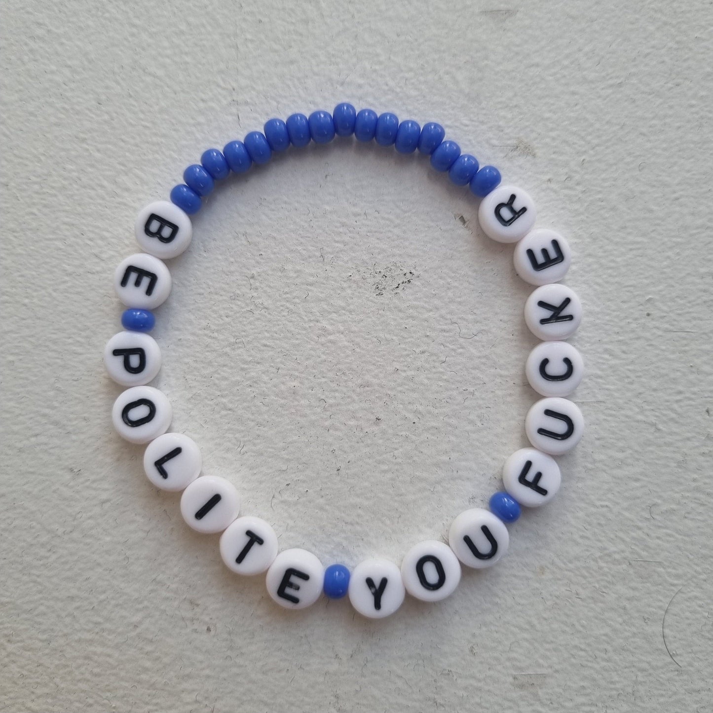 VAGPWR Bracelet Blue Bracelet - Be Polite