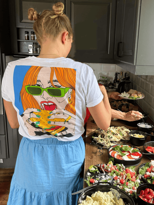 VAGPWR Food for thought - Unisex eco t-shirt