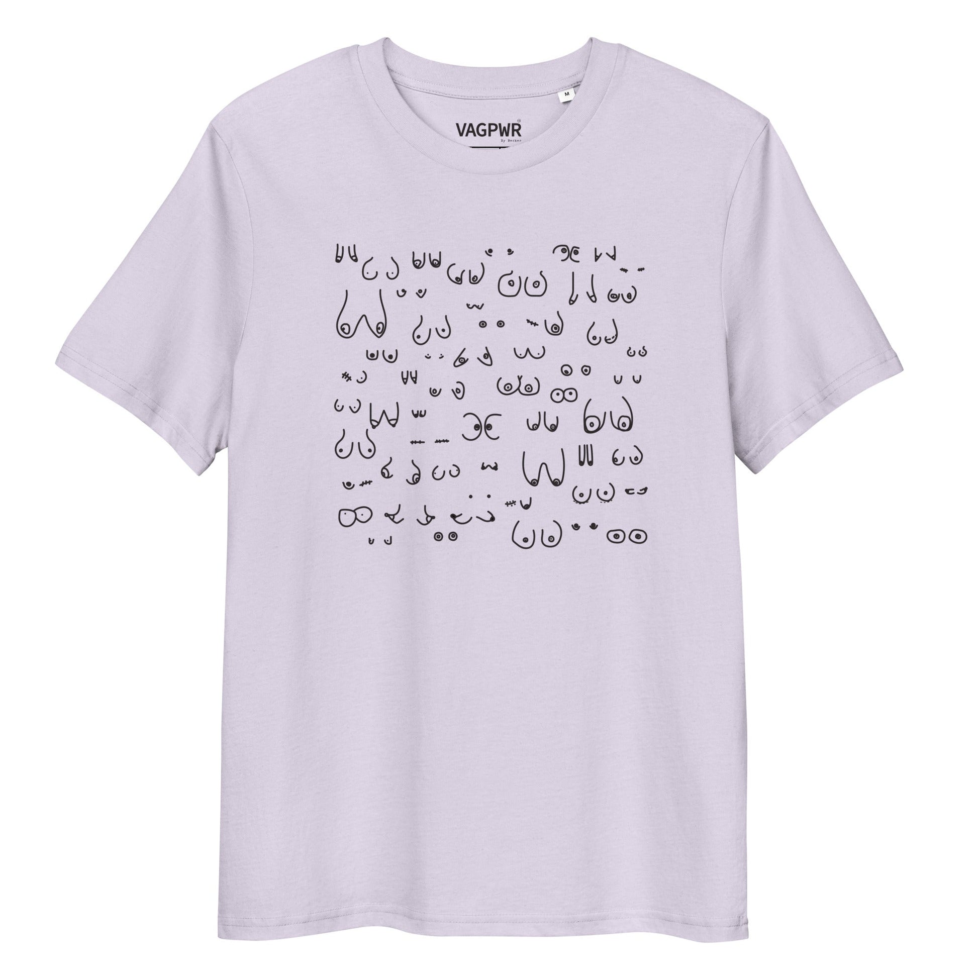 VAGPWR Lavender / S Boobies - Unisex organic cotton t-shirt