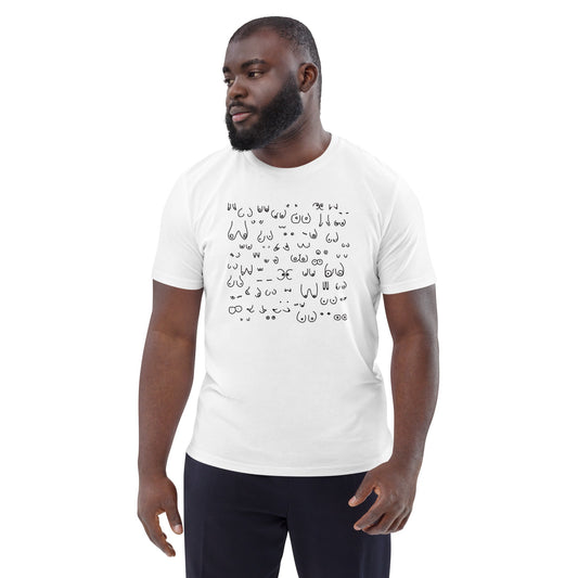 VAGPWR White / S Boobies - Unisex organic cotton t-shirt