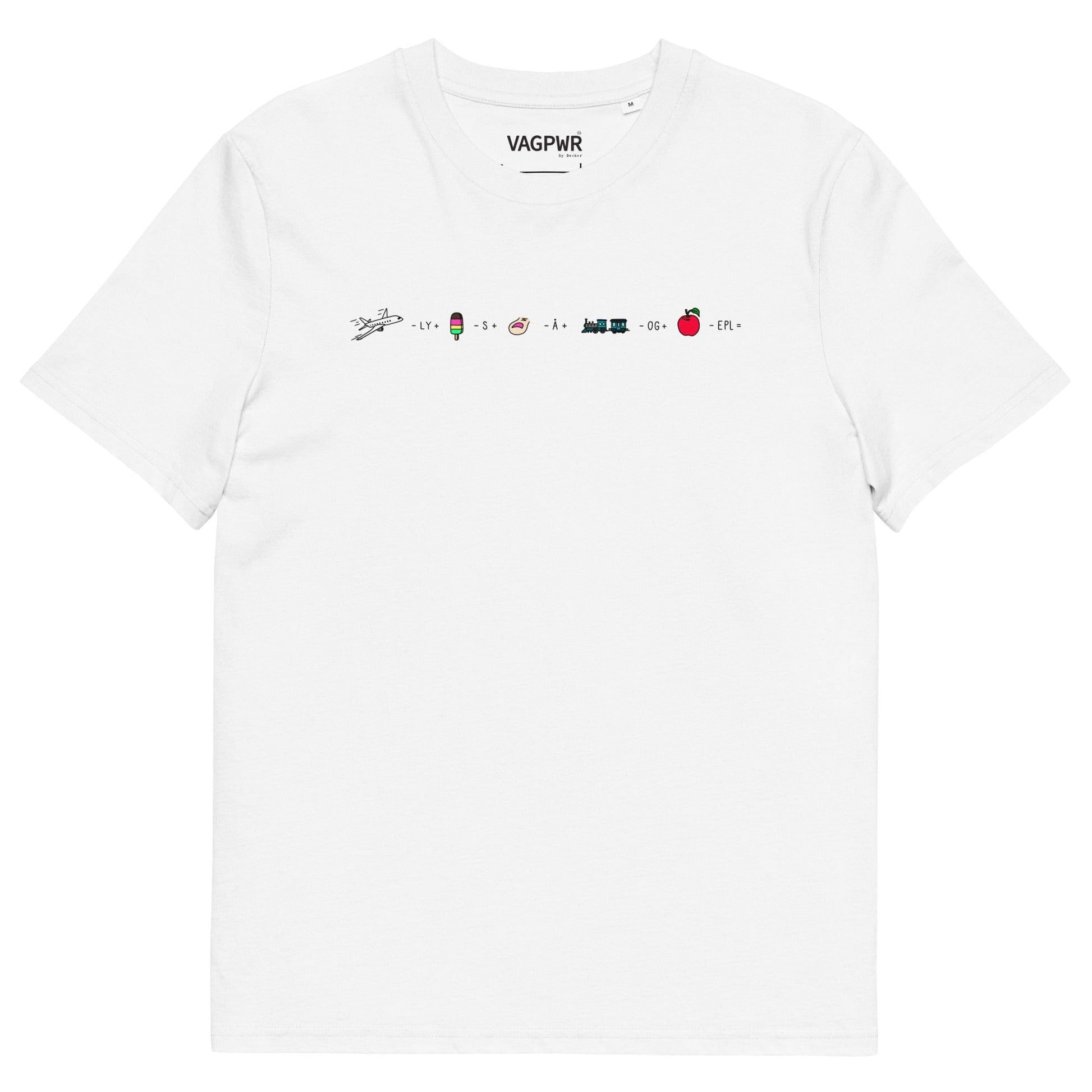 VAGPWR White / S The Puzzle - Unisex eco t-shirt