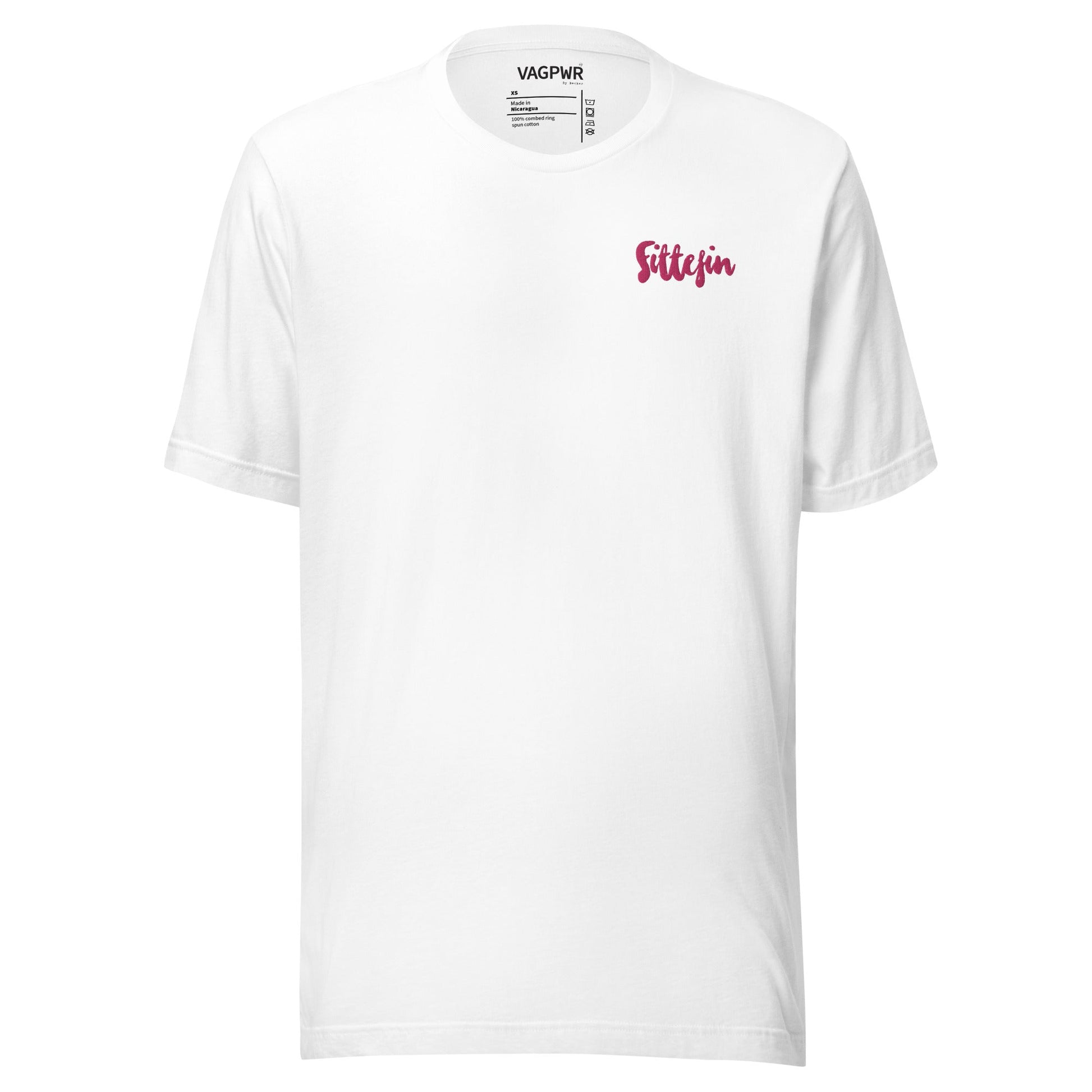 VAGPWR White / XS Fittefin - Unisex t-shirt