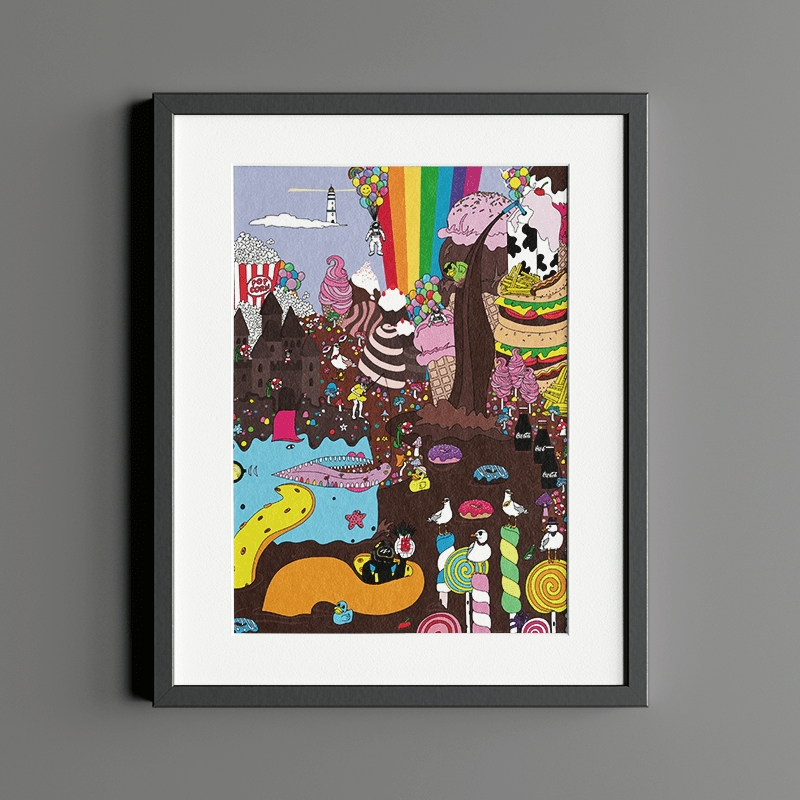 VAGPWR Art Print Print - Happy place