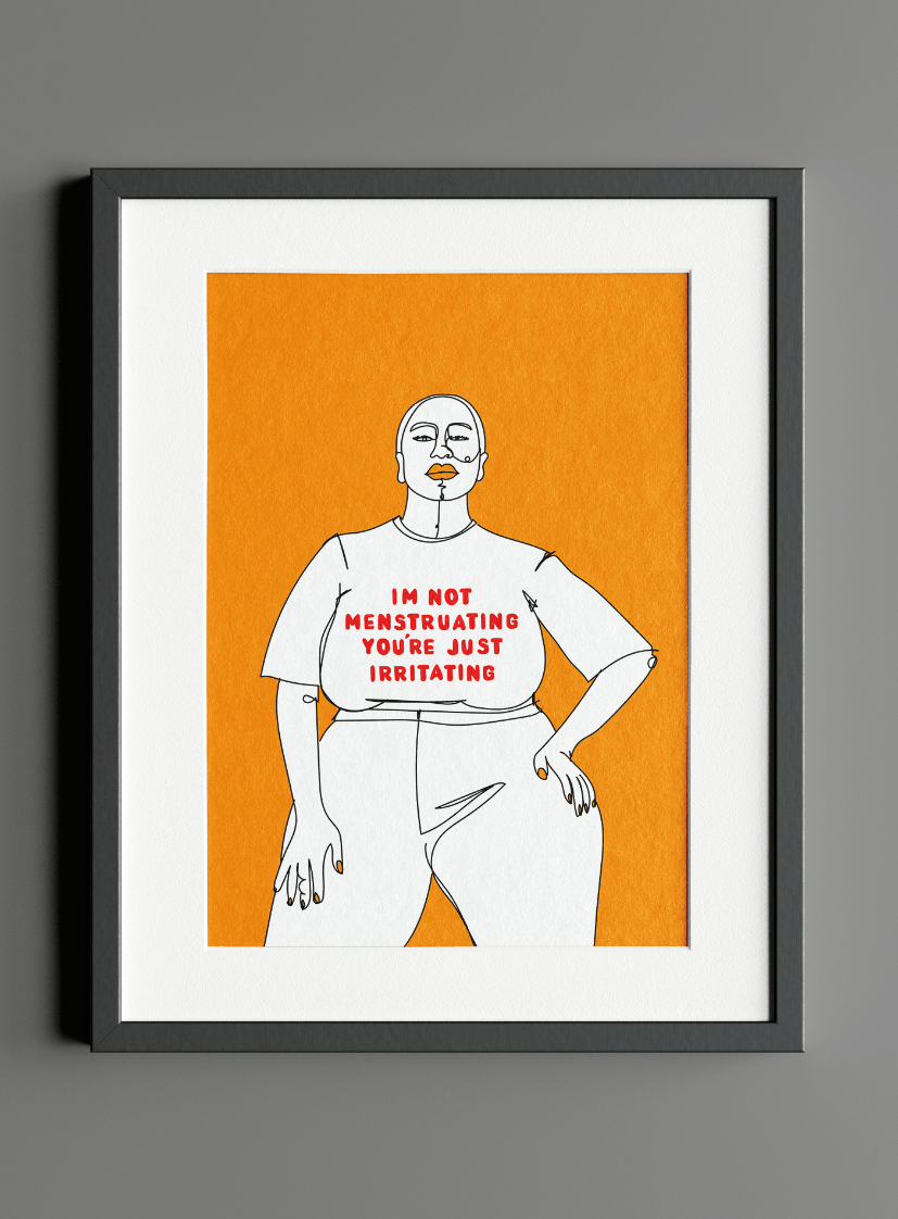 VAGPWR Illustration Print - You are irritating